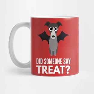 Greyhound Halloween Trick or Treat Mug